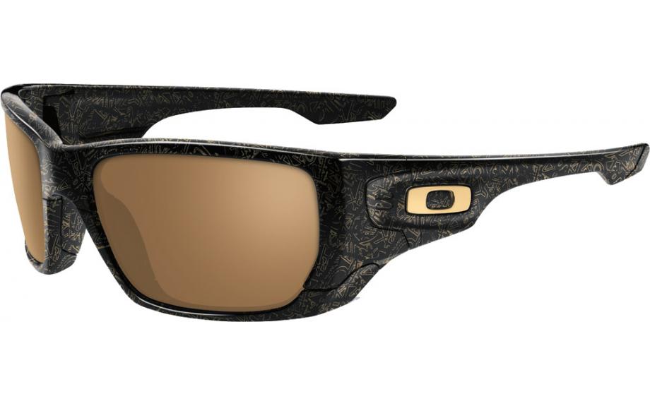 oakley black and gold sunglasses